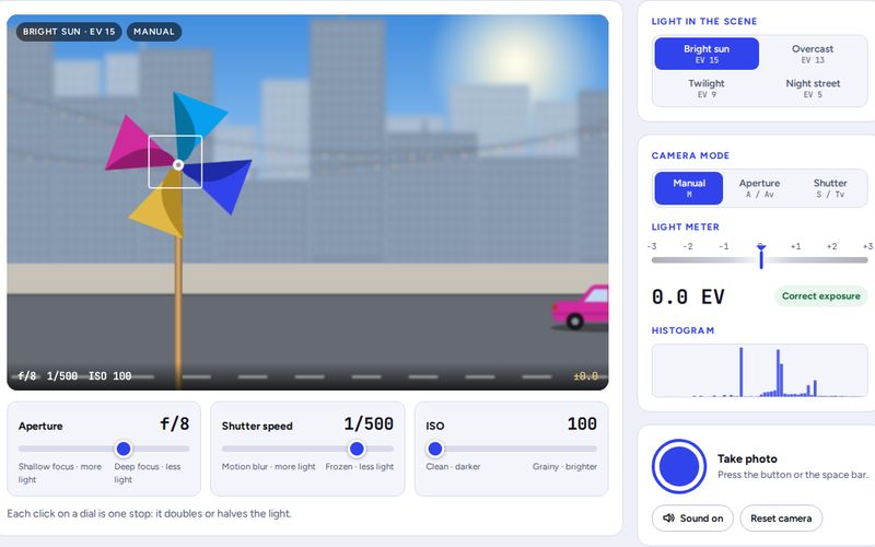 Exposure Triangle Simulator – exposure triangle simulator by IMS DIA